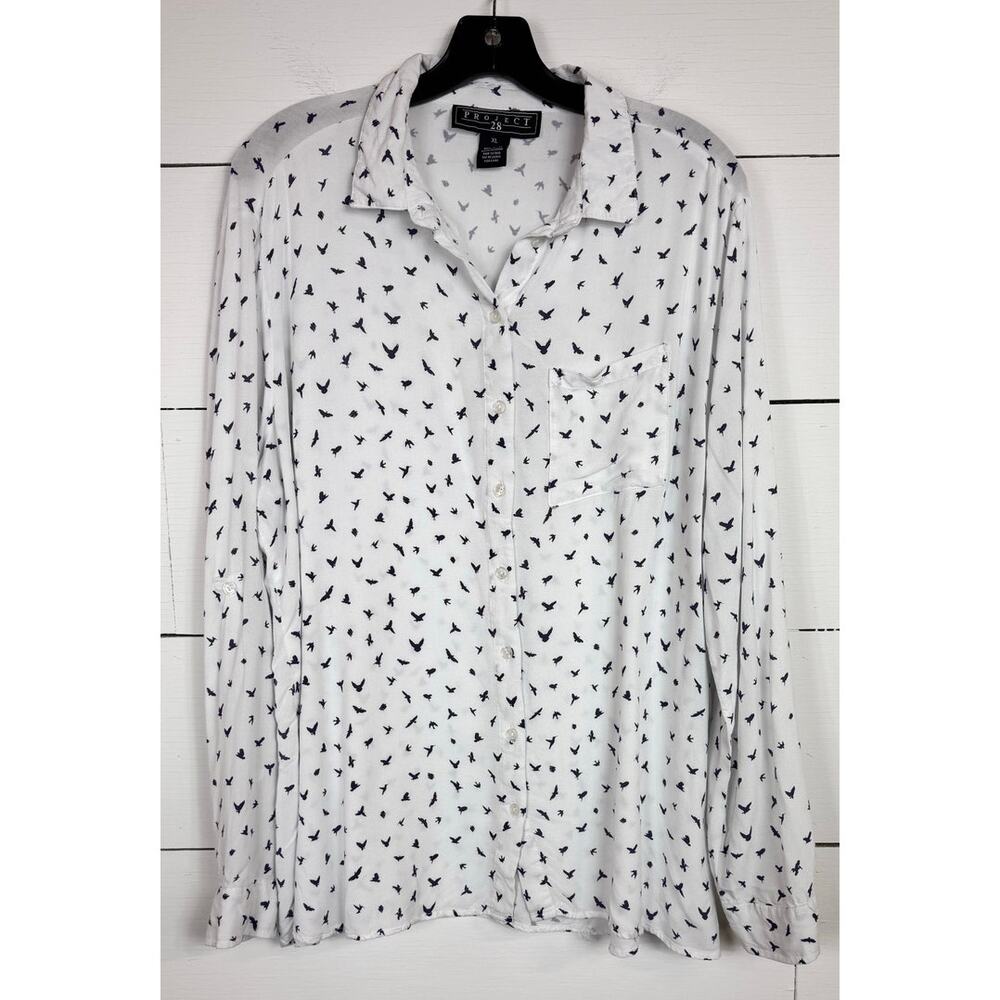 Project 28 Button Up Shirt Women's Size XL